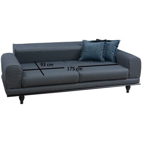 Atelier Del Sofa Trosjed na razvlačenje ARREDO plavi, Arredo Crowbar - Navy Blue slika 6