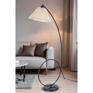 Opviq Podna lampa 316, krem, crna