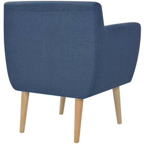Fotelja od tkanine plava slika 18