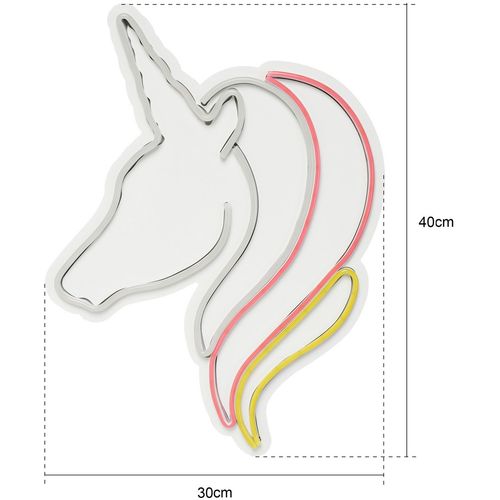 Wallity Ukrasna plastična LED rasvjeta, Unicorn slika 7