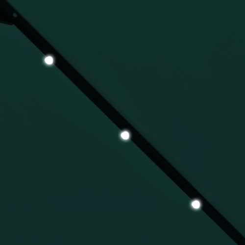 LED Konzolni Suncobran 3 m Zeleni slika 25