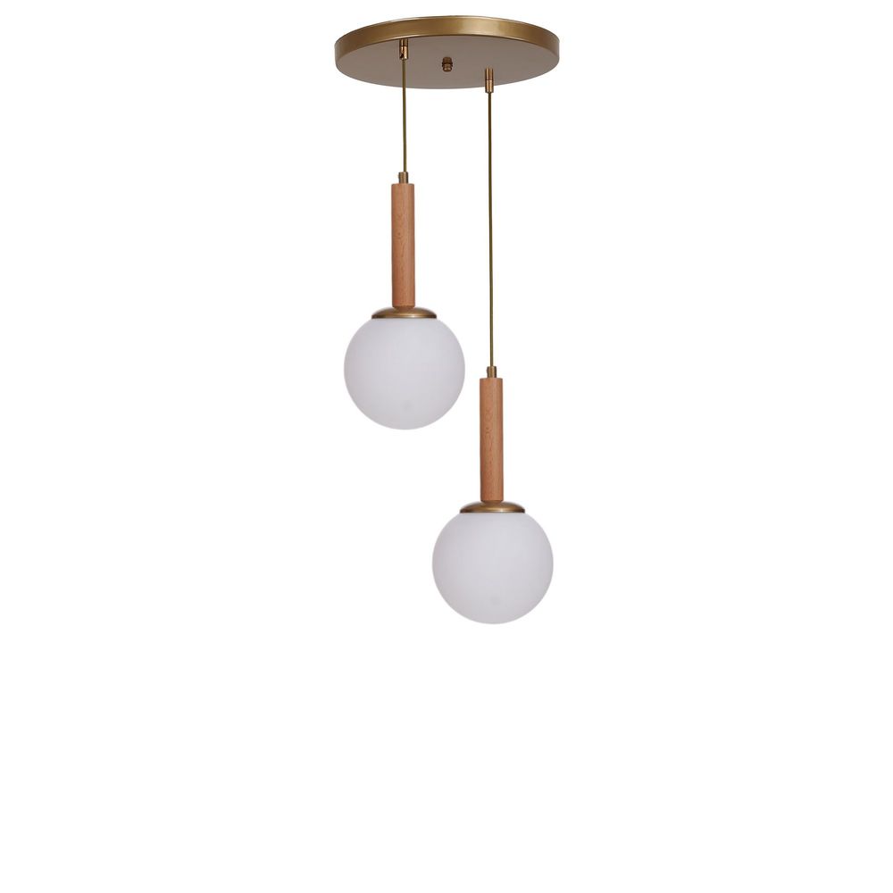Opviq Luster 956, Bijela, Hrast, Zlatna slika 2