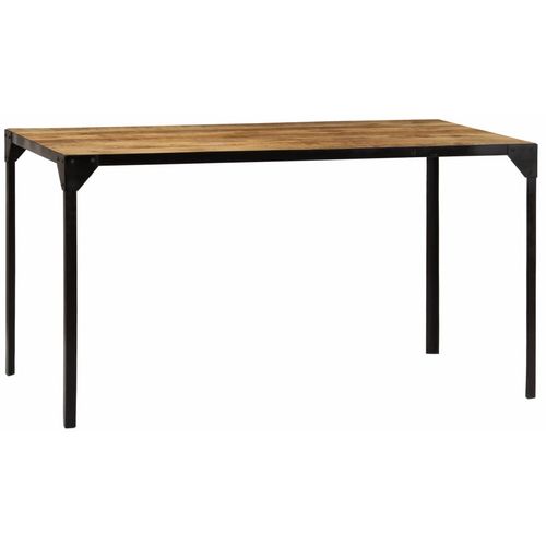 Blagovaonski stol od masivnog drva manga 140 x 80 x 76 cm slika 19