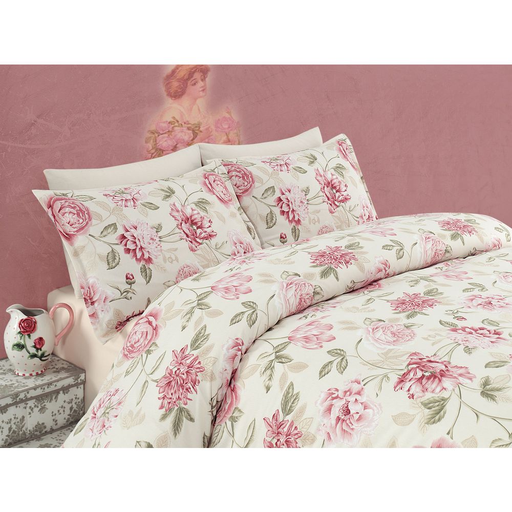 Care - Pink Pink
Cream
Green King Quilt Cover Set (FR) slika 1