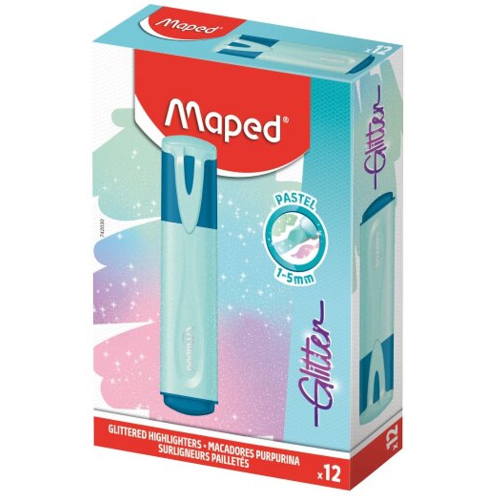 Maped Marker signir gliter pastel plavi slika 1