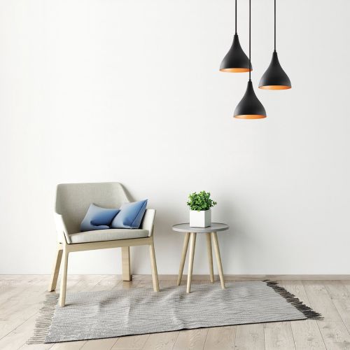 Berceste - N-1397 Black Chandelier slika 1