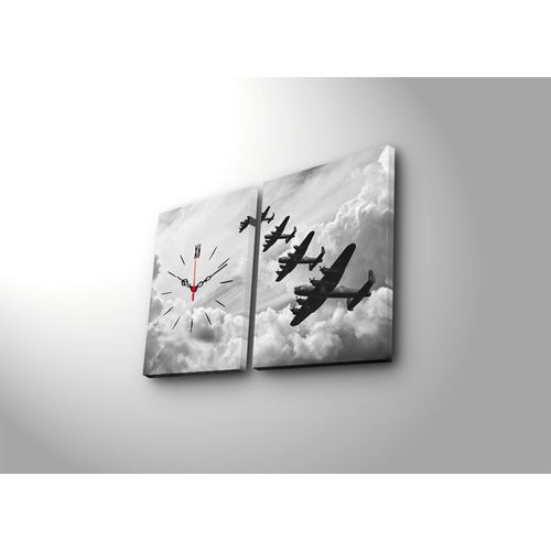 Wallity Zidni sat dekorativni na platnu (2 komada), 2P3040CS-131 slika 3