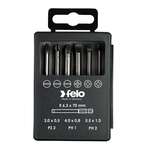 Set bitova Felo Industrial Bit-box Profi 73 mm SL/PH/PZ 03092716 6 kom slika 1