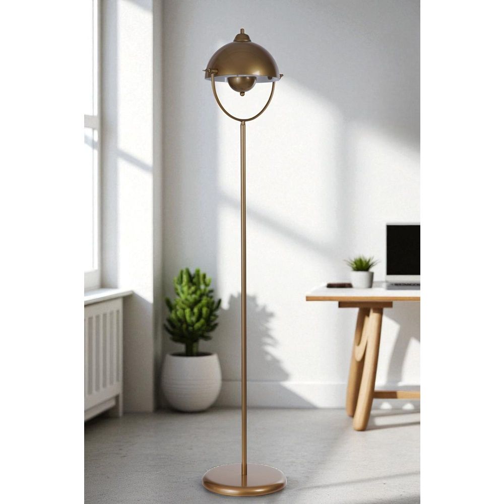 Opviq Podna lampa 156, zlatna slika 1
