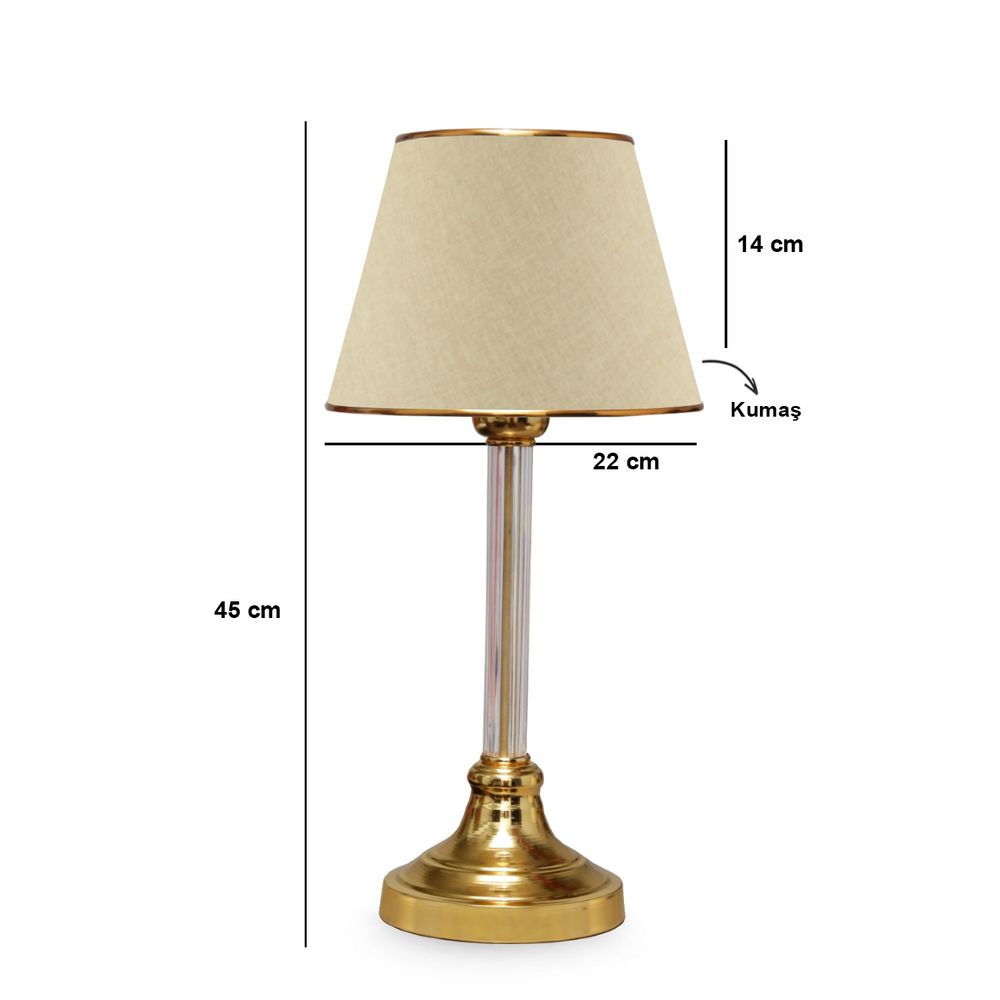 Stolna Lampa AYD-2980 Beige Gold slika 5