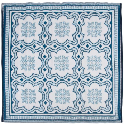 Esschert Design vanjski tepih 151,5 cm plavo-bijeli OC23 slika 2