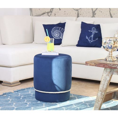 Bozcaada v3 - Blue, White Blue
White Pouffe slika 3