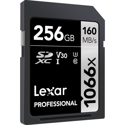 Lexar SD 256GB 1066x SDXC UHS-I cards, 160MB/s read 120MB/s write C10 V30 U3 slika 1