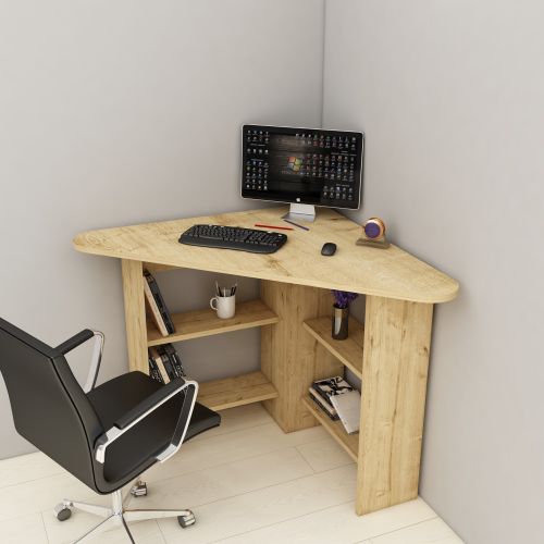 Corner - Sapphire Oak Sapphire Oak Study Desk slika 1