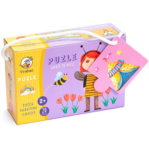 VRABAC PUZZLE TODDLER, puzzle Maskenbal za djecu 3+ slika 3