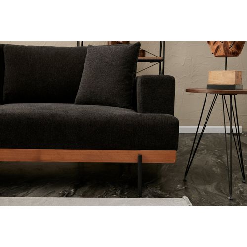 Atelier Del Sofa Trosjed, Antracit Crno, Liva - Anthracite, Copper slika 3