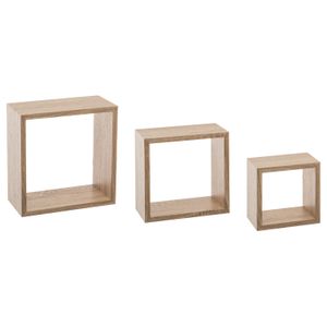 FIVE POLICE CUBE 3/1 25X9X25CM MDF NATUR