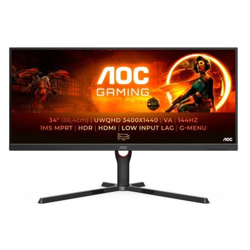 AOC monitor 34 U34G3XM/EU Gaming 144 Hz VA DP slika 1