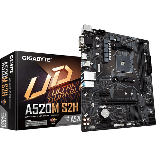 GIGABYTE A520M S2H, DDR4, SATA3, USB3.2Gen1, HDMI, AM4 mATX slika 1