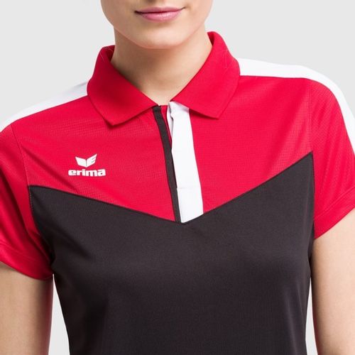 Ženska  Majica Erima Squad Polo Red/Black/White slika 5