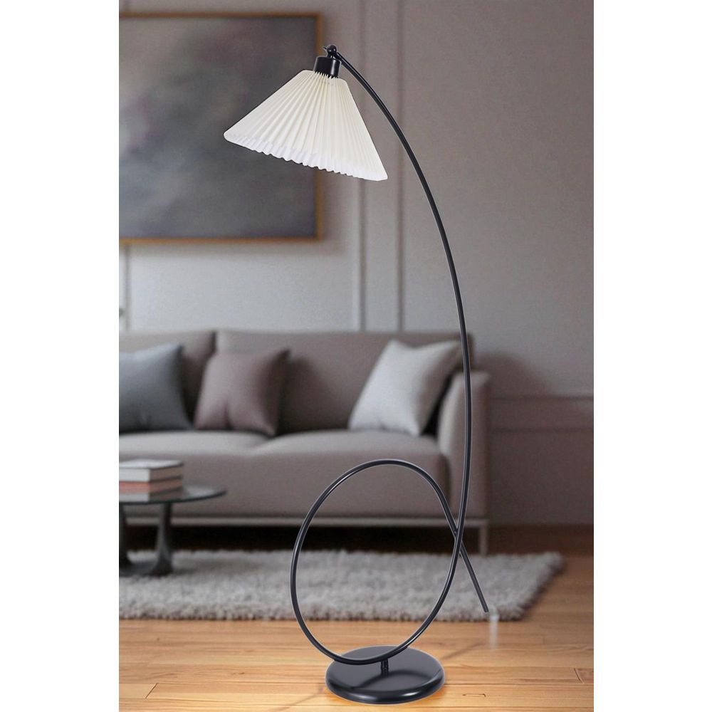 Opviq Podna lampa 309, krem, crna slika 1
