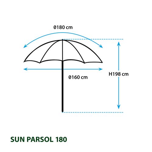 BRUNNER suncobran shade 180 zelene boje slika 3