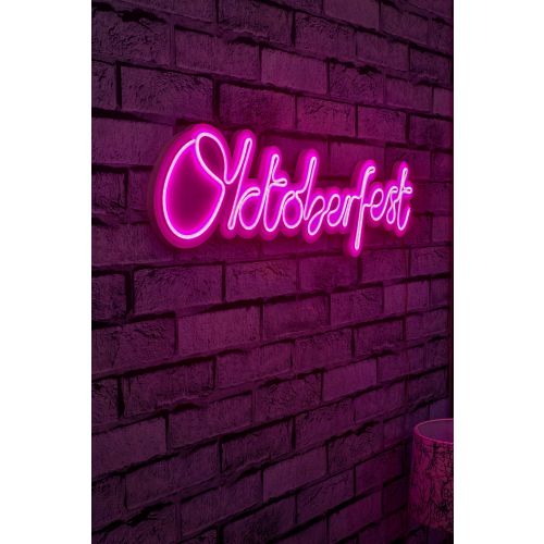 Wallity Ukrasna plastična LED rasvjeta, Oktoberfest - Pink slika 11