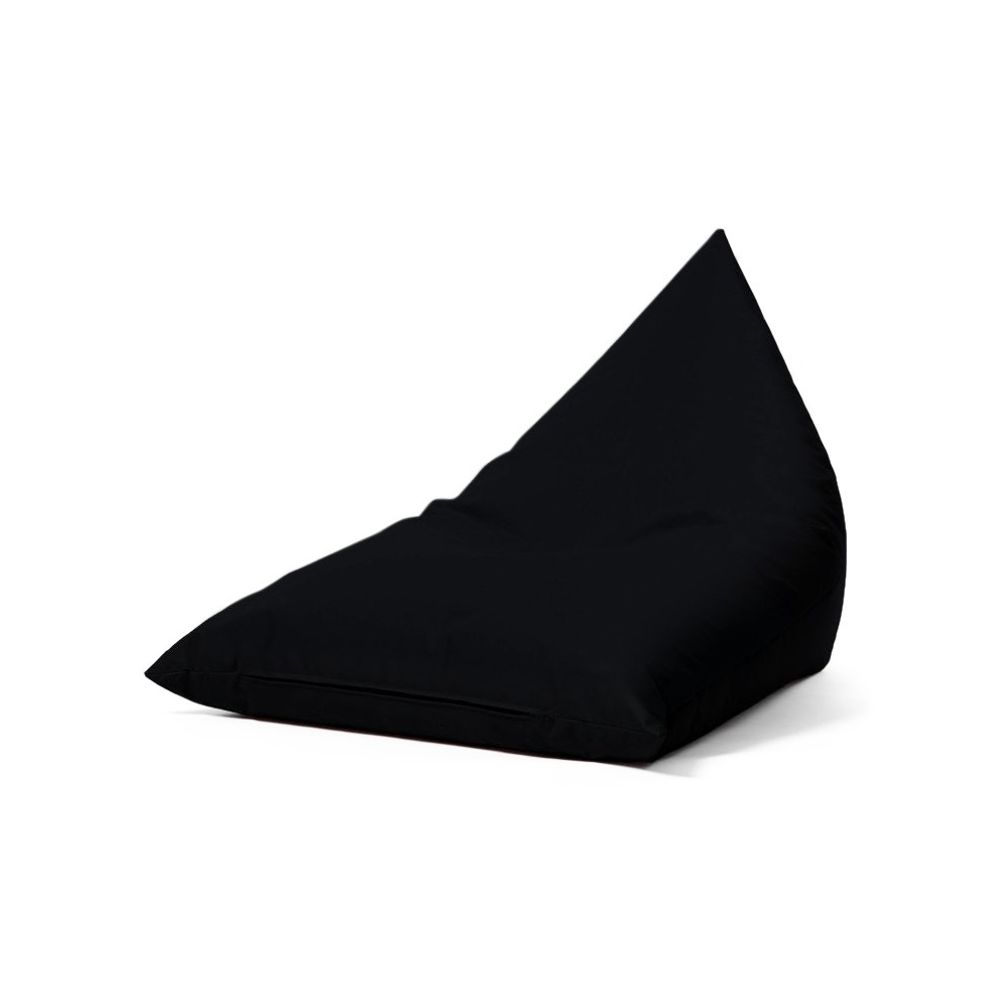 Piramidalni Veliki Pouf Ležaljka - Crni Vrt Bean Bag slika 14