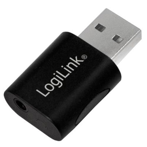 USB Audio Adapter black 1x3.5mm slika 3