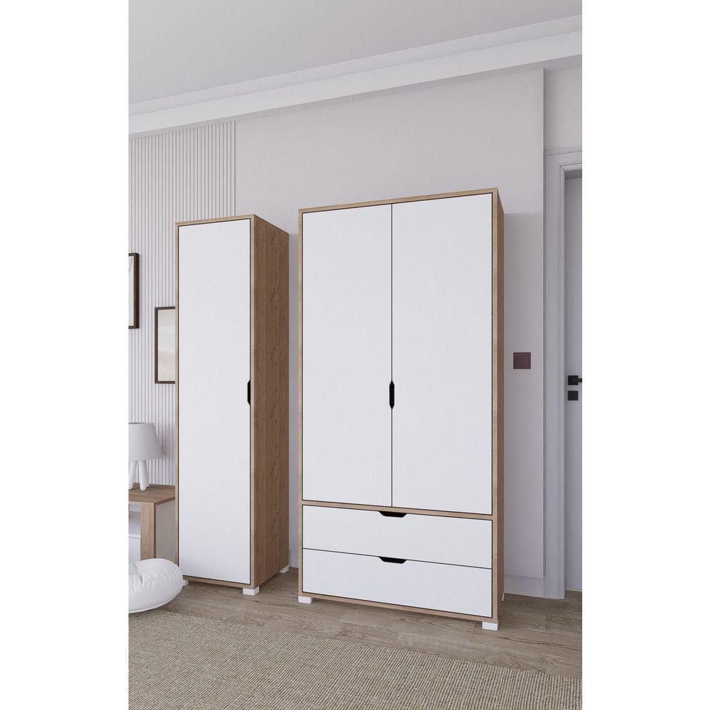 Nisan 1600-019 Ormar u Svijetloj Orah Boji slika 3