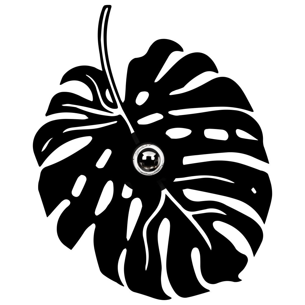 W-035 Crna Zidna Lampa slika 2