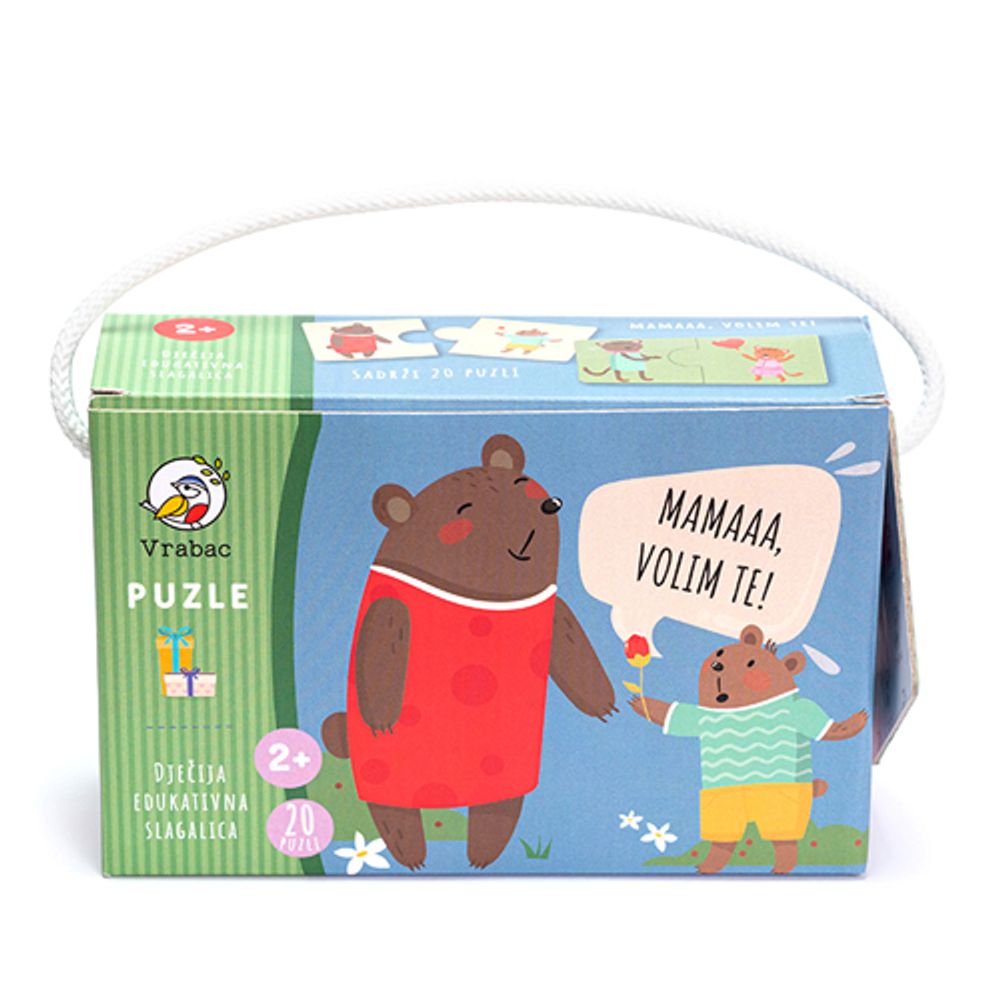 Vrabac Toddler puzle Roditelji i djeca slika 1