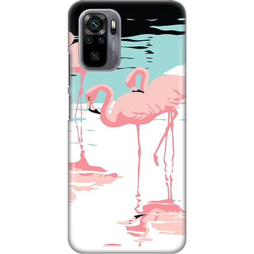 Torbica Silikonska Print za Xiaomi Redmi Note 10 4G/10s Pink Flamingos slika 1