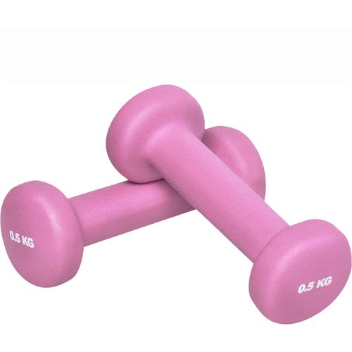 Set bučica za aerobik (2 x 0,5 kg / Roze) slika 1