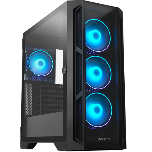 Chieftec APEX USB3.2 Gen2 ATX A-RGB kućište, crno slika 1