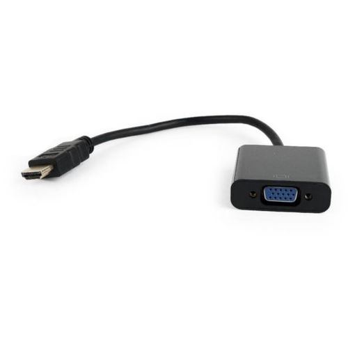 Gembird HDMI to VGA adapter cable, single port, black slika 1