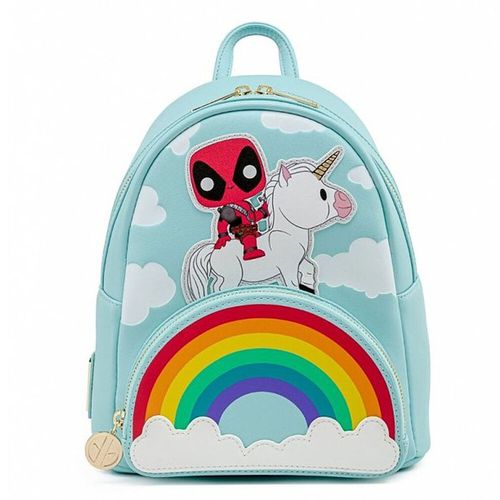 Loungefly Marvel Deadpool 30th Anniversary Unicorn Rainbow ruksak 25cm slika 1