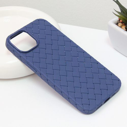 Maska Weave case za iPhone 13 6.1 plava slika 1