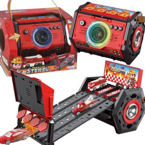 Woopie staza za spuštanje 2u1: Boombox + 2 autića