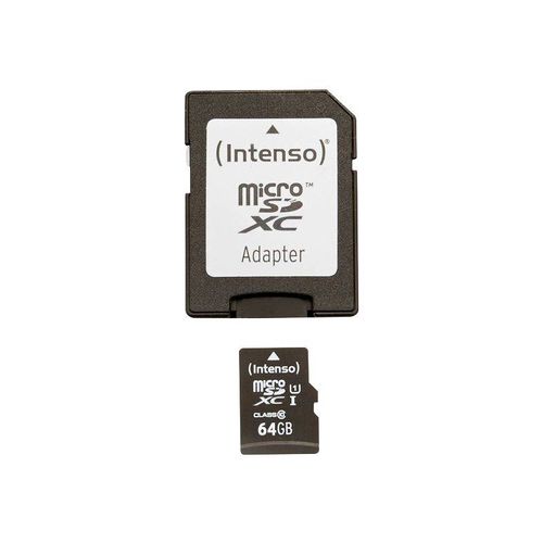 Intenso Premium microSDXC kartica 64 GB Class 10, UHS-I uklj. SD adapter slika 2