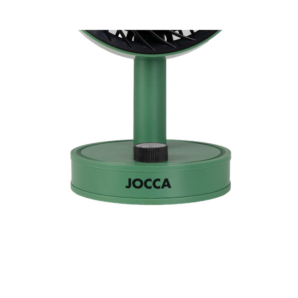 JOCCA Prenosni punjivi stolni ventilator Green slika 6