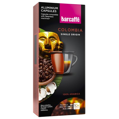 Barcaffe nespresso kapsule za kavu Colombia 55g, 10 kapsula slika 1