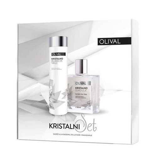 Olival kristalni set (kristalno mlijeko+kristalno suho ulje) slika 1