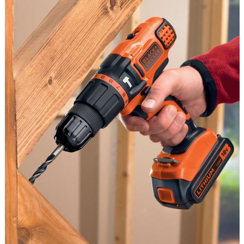 Black&Decker akumulatorska udarna bušilica 18 V bez baterije i punjača BDCH188N slika 2