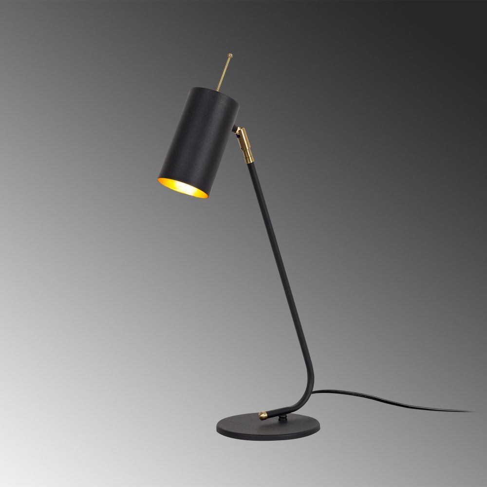 Sivani - MR-611 Crna i Zlatna Stolna Lampa slika 6