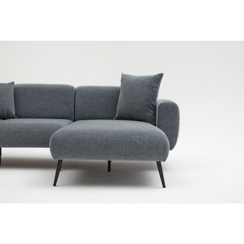 Ugaona Sofa 'Side Right' - Antracit Boja slika 3