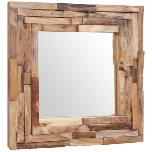 Ukrasno Ogledalo od Tikovine 60x60 cm Kvadratno slika 42