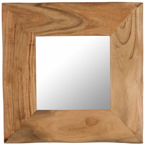 Kozmetičko ogledalo od masivnog bagremovog drva 50 x 50 cm slika 44