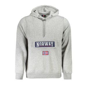 Muška siva zip-up majica NORWAY 1963