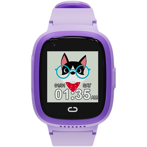 CANYON kids watch Sunny KW-48 Video 4G GPS Games&amp;Music Violet